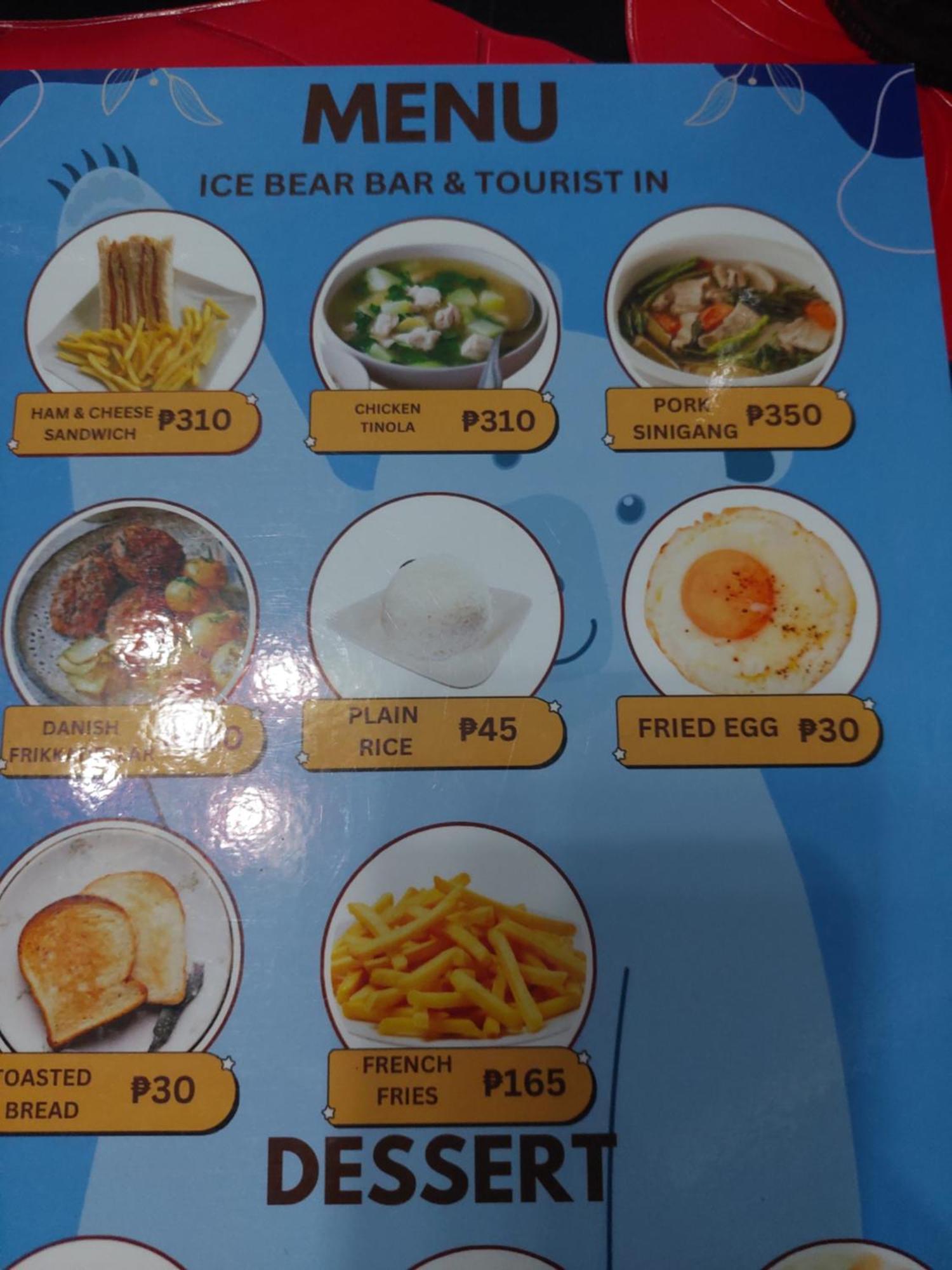 Ice Bear Bar & Tourist Inn Dauis Extérieur photo